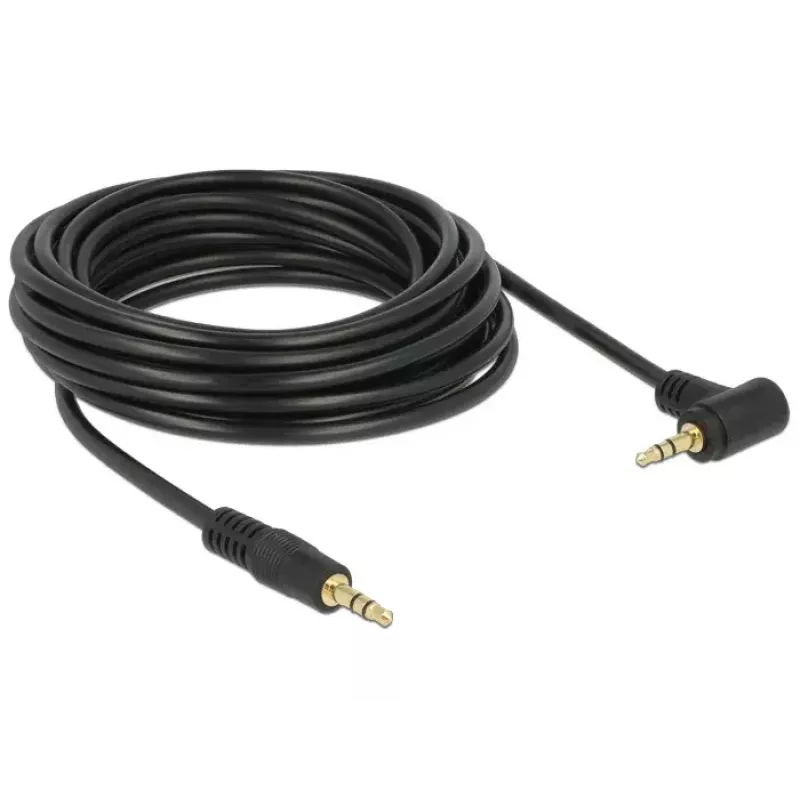 Cable de audio 3,5 mm M/M DeLOCK 83760 5 m negro