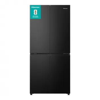 Hisense RQ5P470SAFD independiente 483 L negro, acero inoxidable