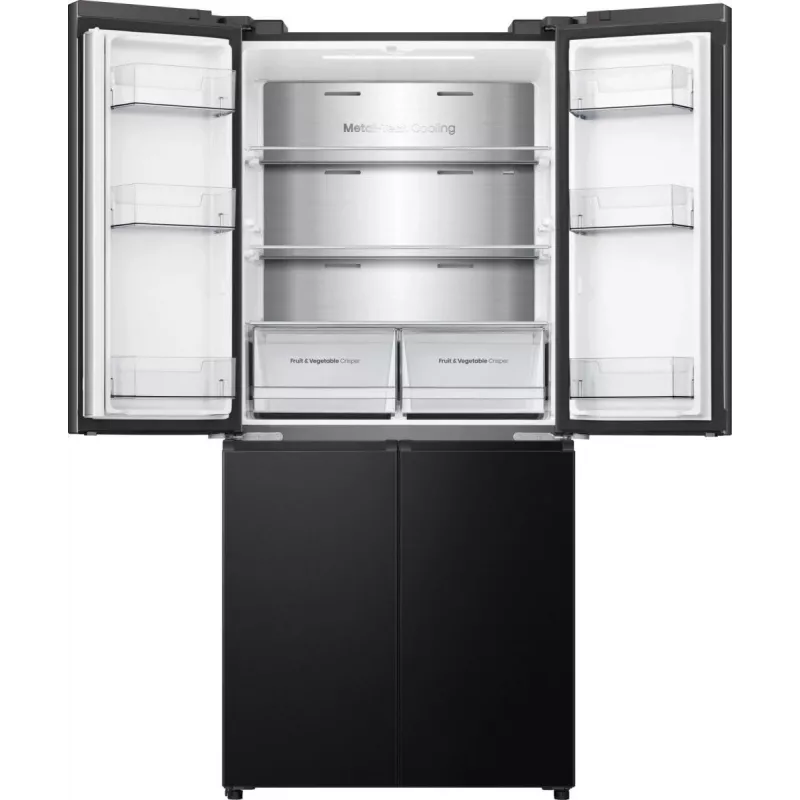 Hisense RQ5P470SAFD independiente 483 L negro, acero inoxidable
