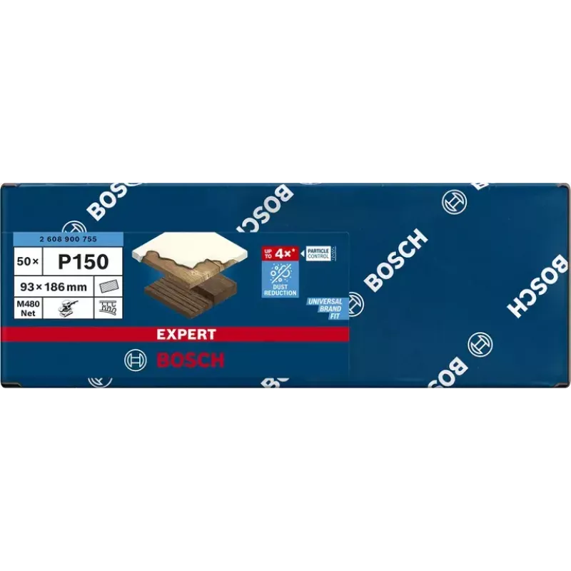 Malla abrasiva Bosch Expert M480 50 unidades