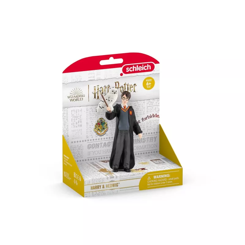 Figura Schleich Harry Potter y Hedwig multicolor 42633 edad recomendada 6+