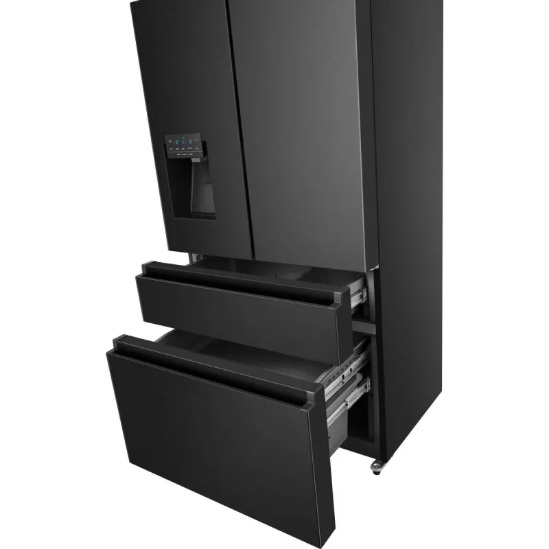 Frigorífico side-by-side Hisense RF728N4SBFE independiente 560 L negro