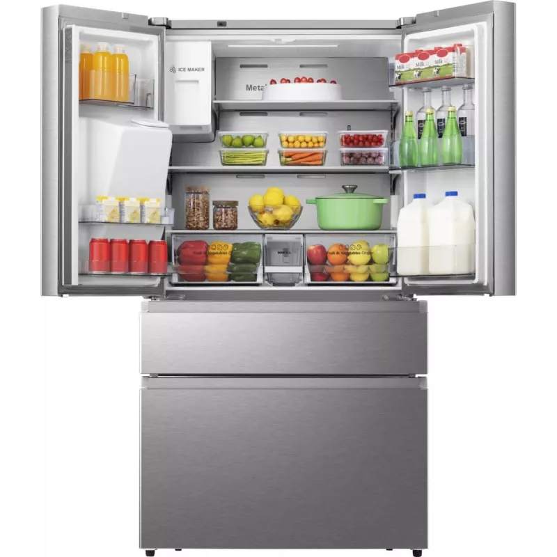 Hisense RF728N4SASE independiente 560 L acero inoxidable