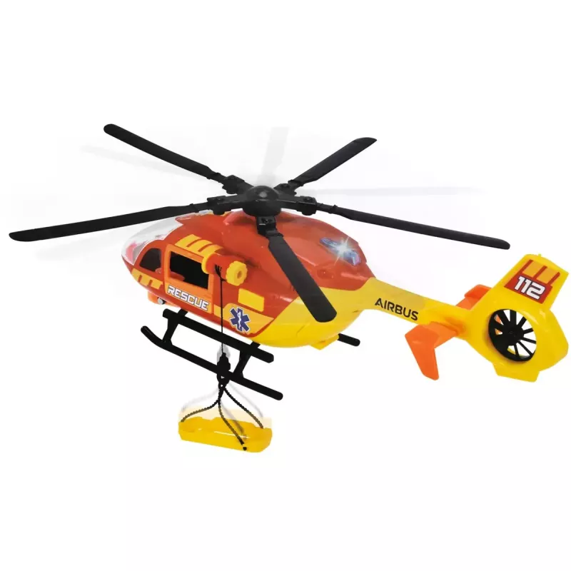 Helicóptero de rescate de juguete Dickie Modelo 203716024, diseño realista, vehículo de juguete