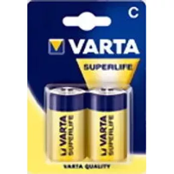 Varta Superlife C Pila de un solo uso Zinc-Carbono, tamaño C, 1,5 V, 50 mm