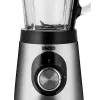 Unold Edel 1,5 L Batidora de mesa 500 W Negro, Acero inoxidable, Transparente