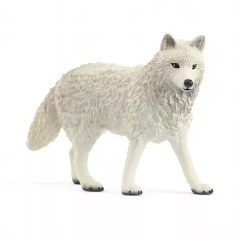 Figura Schleich Wilk Polarny 14880 – Figura de animal, modelo de plástico detallado, figura coleccionable