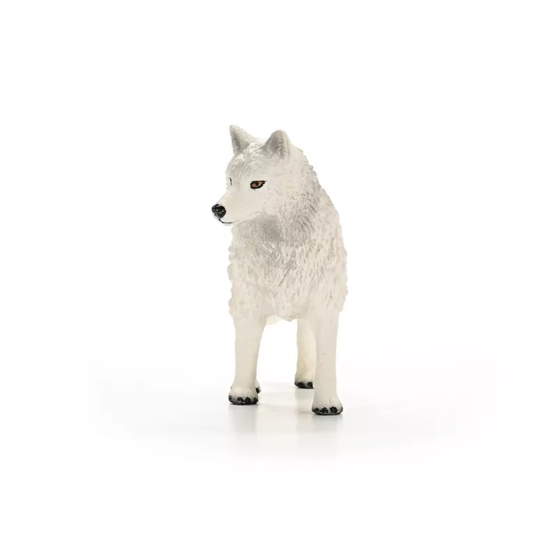 Figura Schleich Wilk Polarny 14880 – Figura de animal, modelo de plástico detallado, figura coleccionable