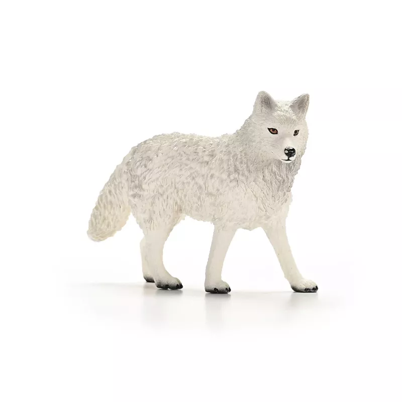 Figura Schleich Wilk Polarny 14880 – Figura de animal, modelo de plástico detallado, figura coleccionable