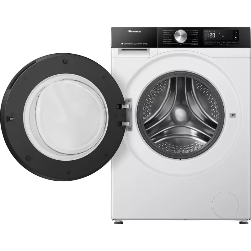 Hisense WD3S8043BW3 lavadora-secadora de libre instalación carga frontal blanca