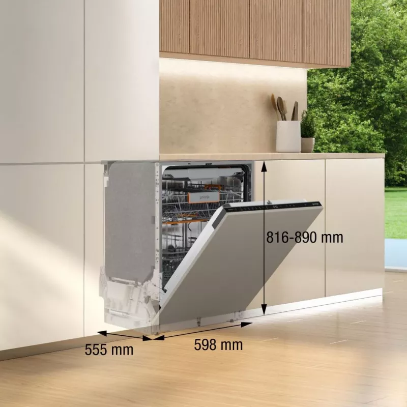 Gorenje GV663A66 totalmente integrable 16 cubiertos