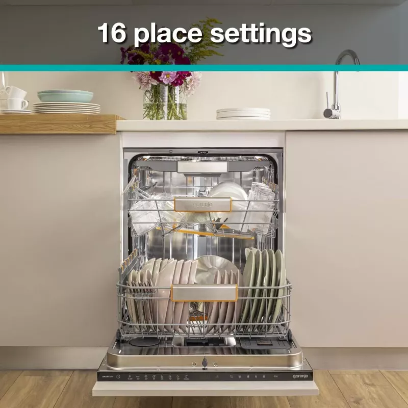 Gorenje GV663A66 totalmente integrable 16 cubiertos