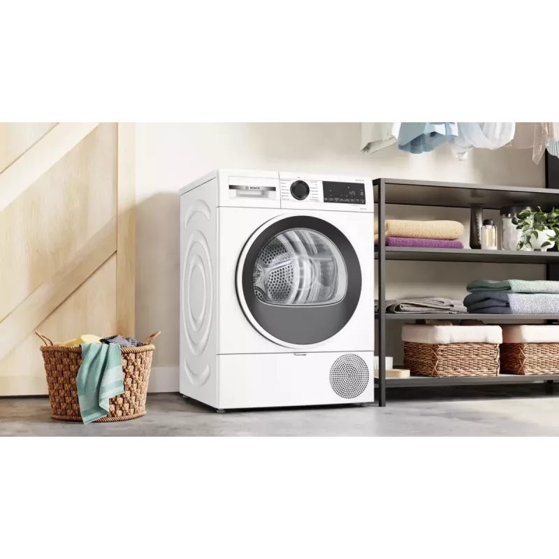 Bosch Serie 6 WQG241001 secadora de libre instalación carga frontal 9 kg blanca