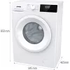 Gorenje WNHPI62SCPS/DE lavadora carga frontal 6 kg 1200 rpm blanca