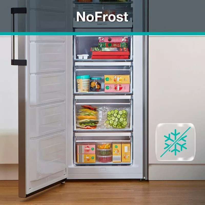 Congelador vertical Gorenje FN619DAXL6 BK065B, 280 L, 12,6 kg/24h, SN-N, sistema No Frost, D, gris