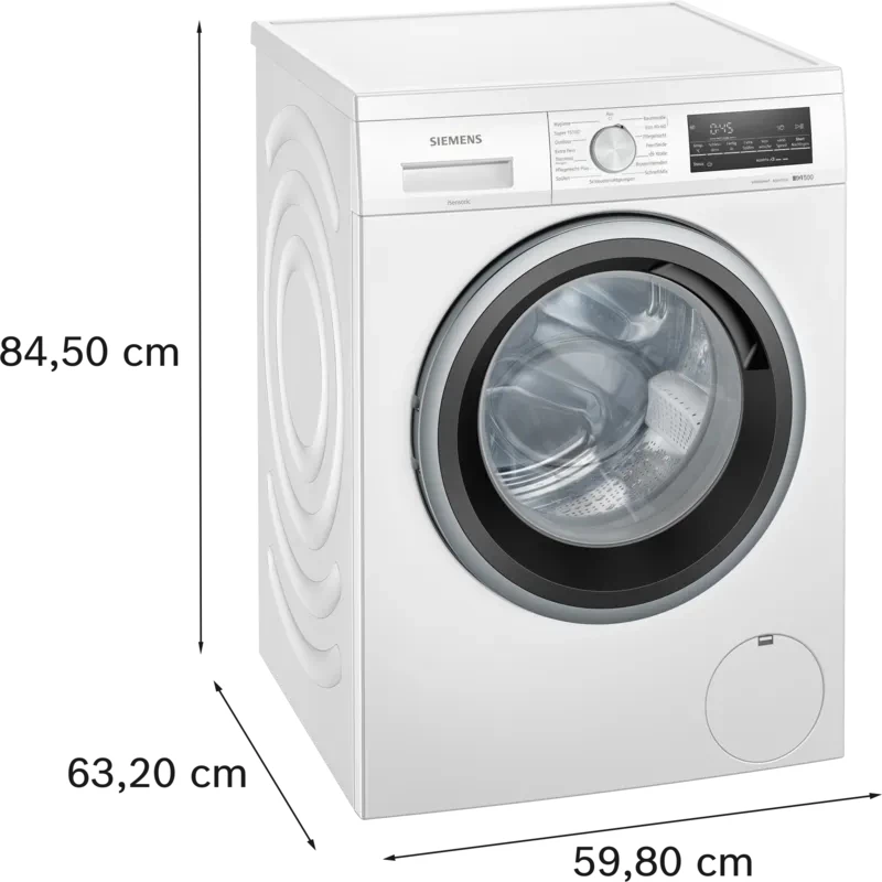 Lavadora Siemens iQ500 WU14UT71 carga frontal 8 kg 1400 rpm blanca