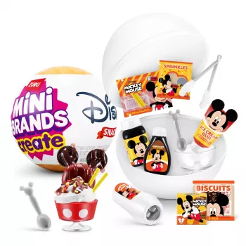 Cápsula Mini Brands Create Disney Snacks serie 1, cocina, 8 año(s), pilas incluidas, LR44, multicolor