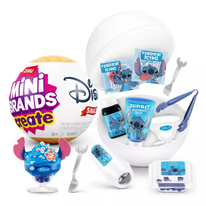Cápsula Mini Brands Create Disney Snacks serie 1, cocina, 8 año(s), pilas incluidas, LR44, multicolor