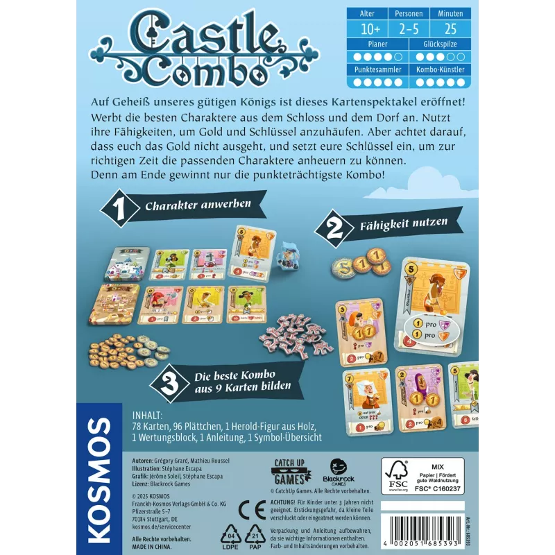 Kosmos 47855976 juego de mesa/cartas 25 min estrategia