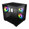 Carcasa de PC Fortron FSP Geh Mini S140 BA micro-ATX / M-ITX, ARGB, negra