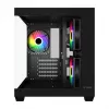 Carcasa de PC Fortron FSP Geh Mini S140 BA micro-ATX / M-ITX, ARGB, negra