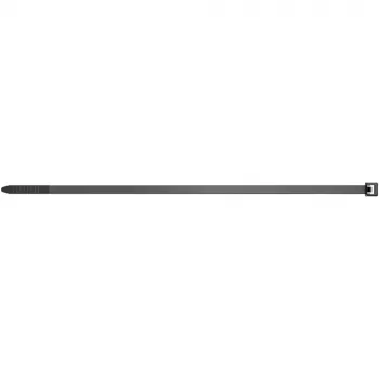 Bridas con entrada lateral FISCHER 37573 — nailon, 200 mm × 3,6 mm, negro, 100 uds.