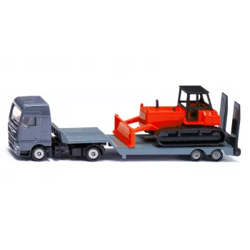 Camión MAN Siku con bulldozer, modelo camión/remolque, 1:87, MAN, gris, rojo, China