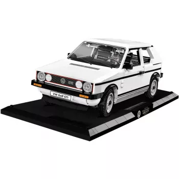 Maqueta a escala 1:12 Cobi Volkswagen Golf GTI 1976–1983 Executive Edition — réplica detallada para montar