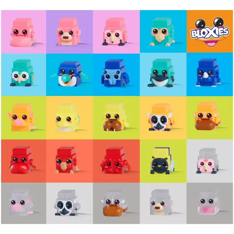 Pack de figuras de juego, Simba-Dickie Bloxies Serie 2 — 4 figuras surtidas