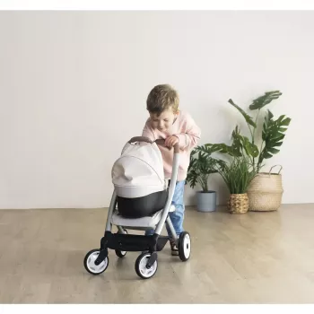 Carrito de muñecas 3 en 1 Simba-Dickie Smoby Maxi-Cosi beige