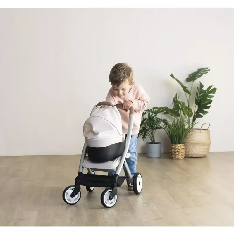 Carrito de muñecas 3 en 1 Simba-Dickie Smoby Maxi-Cosi beige