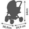 Carrito de muñecas 3 en 1 Simba-Dickie Smoby Maxi-Cosi beige