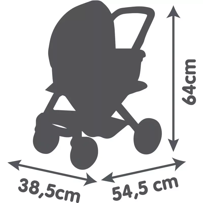 Carrito de muñecas 3 en 1 Simba-Dickie Smoby Maxi-Cosi beige
