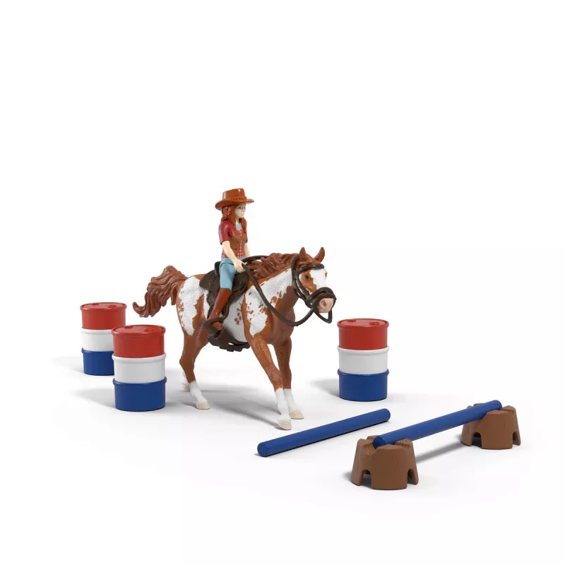 schleich HORSE CLUB Aventura western de Hannah, 5 años, caballos, multicolor, plástico