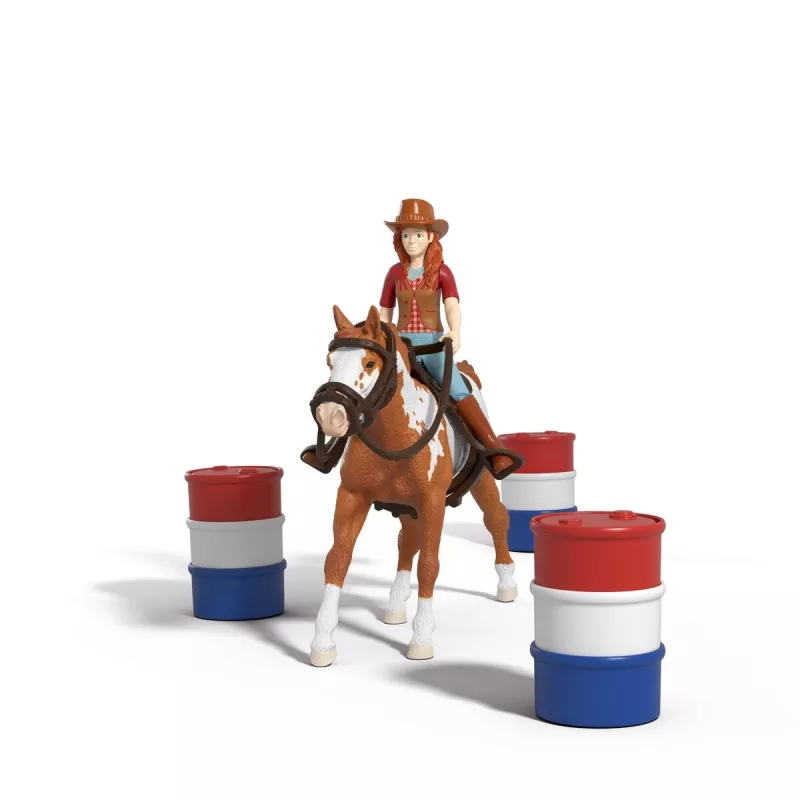 schleich HORSE CLUB Aventura western de Hannah, 5 años, caballos, multicolor, plástico