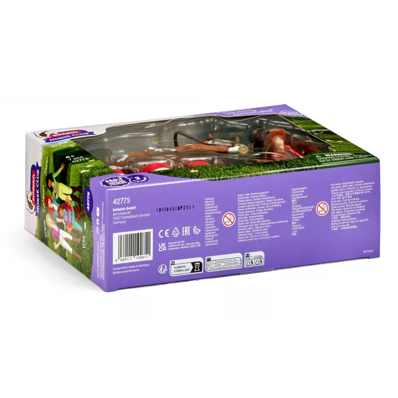schleich HORSE CLUB Aventura western de Hannah, 5 años, caballos, multicolor, plástico