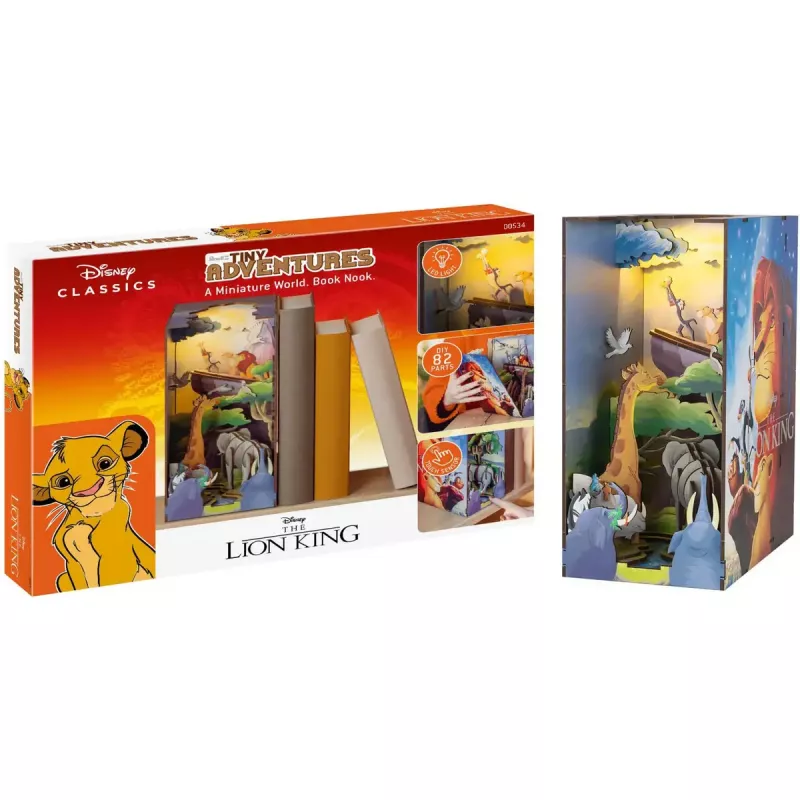 Maqueta de plástico REVELL Tiny Adventures Disney El Rey León 00534 — escala no indicada, piezas encajables, para niños