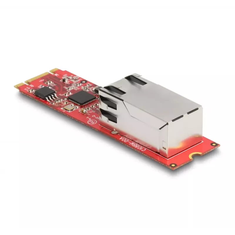 DeLOCK Convertidor M.2 Key B+M macho a RJ45 puerto LAN 2,5 Gigabit