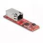 DeLOCK Convertidor M.2 Key B+M macho a RJ45 puerto LAN 2,5 Gigabit