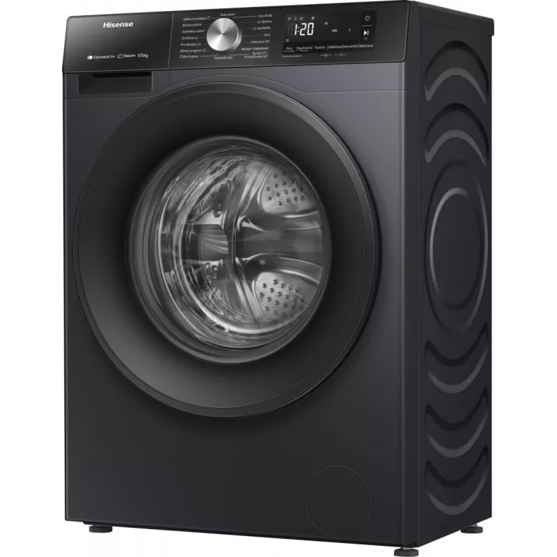 Hisense WD3S8043BB3 Lavadora secadora independiente carga frontal negro