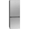 Frigorífico independiente BOMANN KG 322.1, 175 L de volumen total, acero inoxidable, compartimento frigorífico 122 L + congelador 53 L, clase D, 39 dB