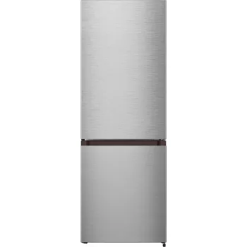 Frigorífico independiente BOMANN KG 322.1, 175 L de volumen total, acero inoxidable, compartimento frigorífico 122 L + congelador 53 L, clase D, 39 dB