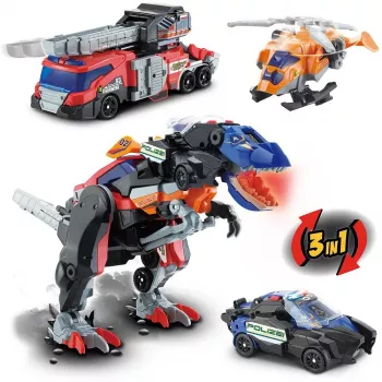 VTech Switch & Go Dinos 549504, 3 años, con sonido, multicolor, 1,24 kg