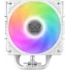 Disipador de CPU SCYTHE Mugen 6 Dual Fan White ARGB Edition, dos ventiladores de 120 mm, superficie blanca