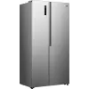 Gorenje Side by Side NRS917E41X SI, independiente, American Door, gris, 2 puertas, táctil, LED