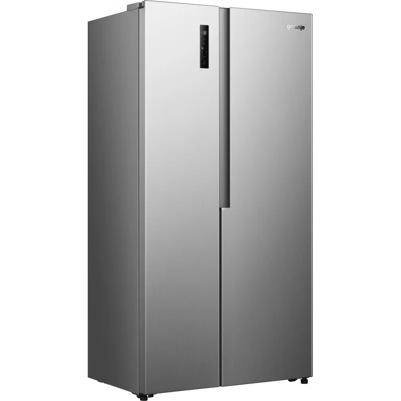 Gorenje Side by Side NRS917E41X SI, independiente, American Door, gris, 2 puertas, táctil, LED