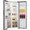 Gorenje Side by Side NRS917E41X SI, independiente, American Door, gris, 2 puertas, táctil, LED