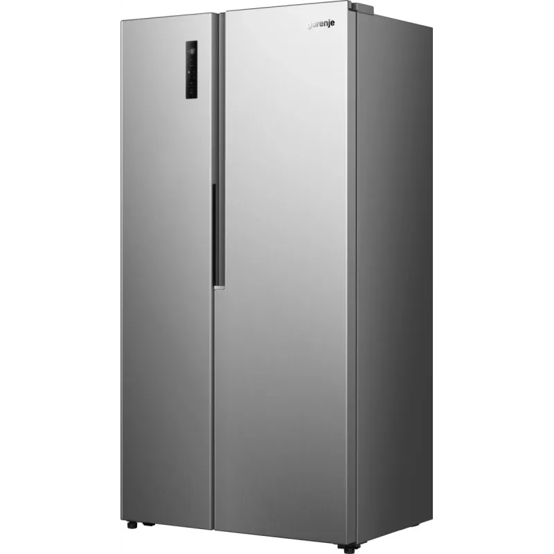 Gorenje Side by Side NRS917E41X SI, independiente, American Door, gris, 2 puertas, táctil, LED