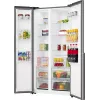 Gorenje Side by Side NRS917E41X SI, independiente, American Door, gris, 2 puertas, táctil, LED