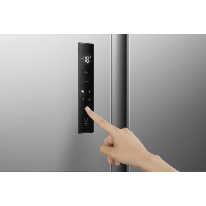 Gorenje Side by Side NRS917E41X SI, independiente, American Door, gris, 2 puertas, táctil, LED
